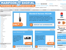 Tablet Screenshot of marifoonshop.nl